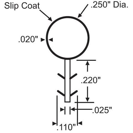 Strybuc .250 Bulb Black Weatherstrip 63-164B